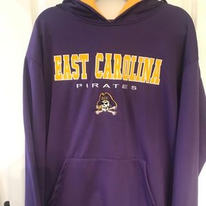 Men's ECU purple/gold hoodie